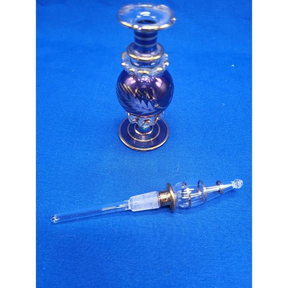 Blown Glass Perfume Bottle - Picture 5 of 5
